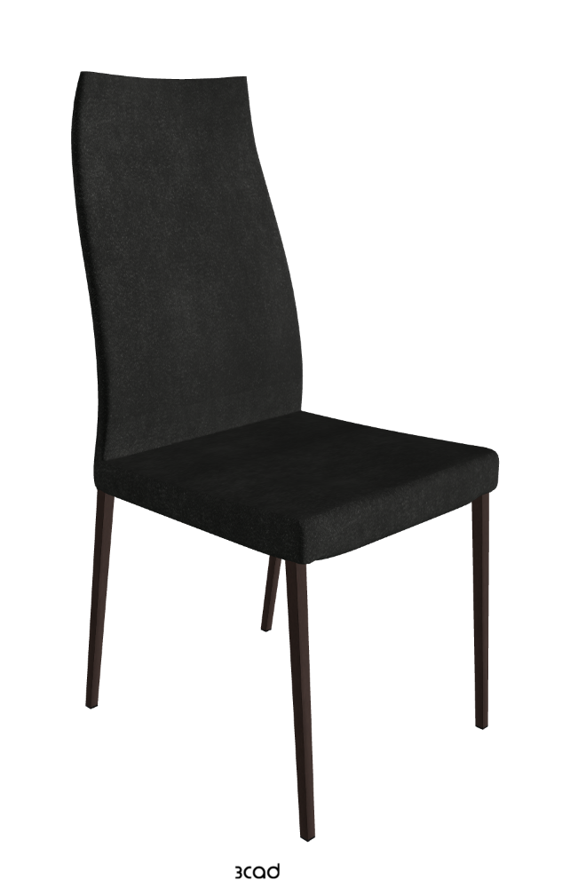 Anna High Back Dining Chair_Bronze Embossed_Fabric_B932