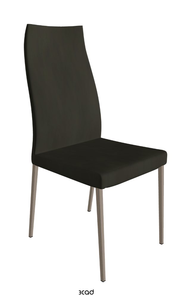 Anna High Back Dining Chair_Titanium Embossed_Micro Nubuk_Musk