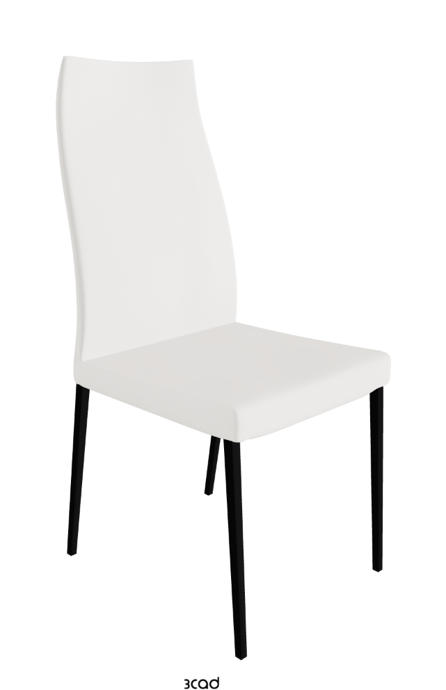 Cattelan Italia Anna High Back Dining Chair Soft Leather