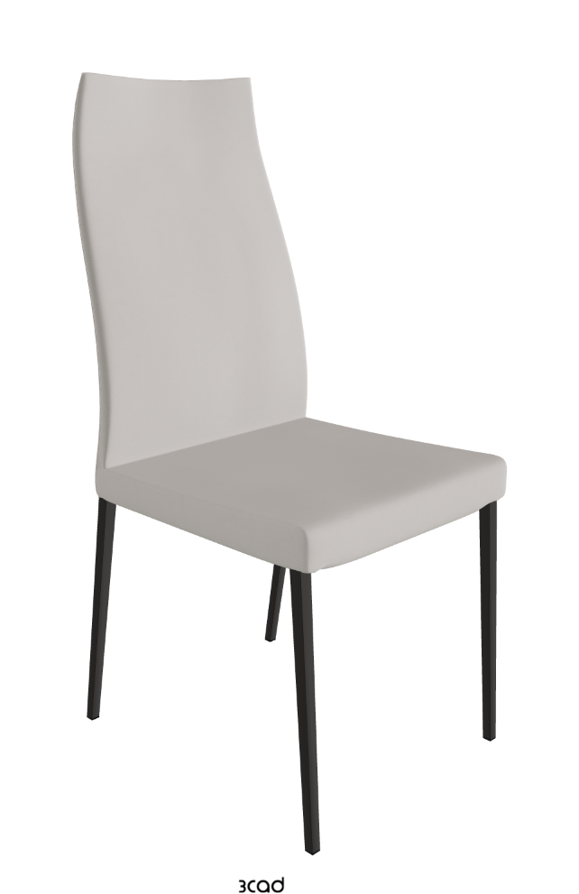 Cattelan Italia Anna High Back Dining Chair Soft Leather