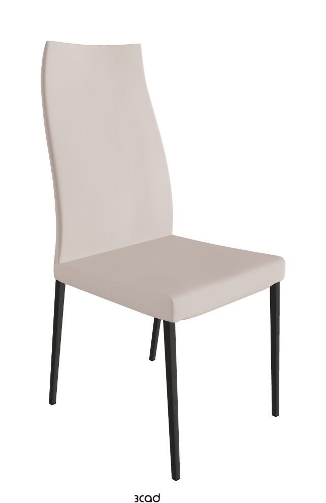 Cattelan Italia Anna High Back Dining Chair Soft Leather