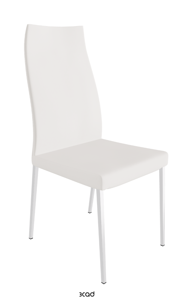 Cattelan Italia Anna High Back Dining Chair Soft Leather
