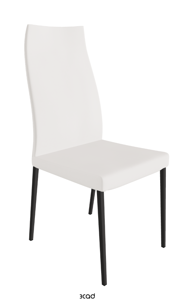 Cattelan Italia Anna High Back Dining Chair Soft Leather