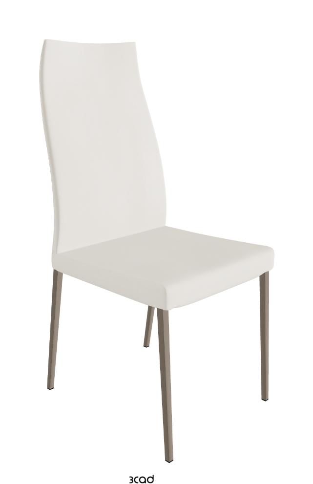 Cattelan Italia Anna High Back Dining Chair Soft Leather