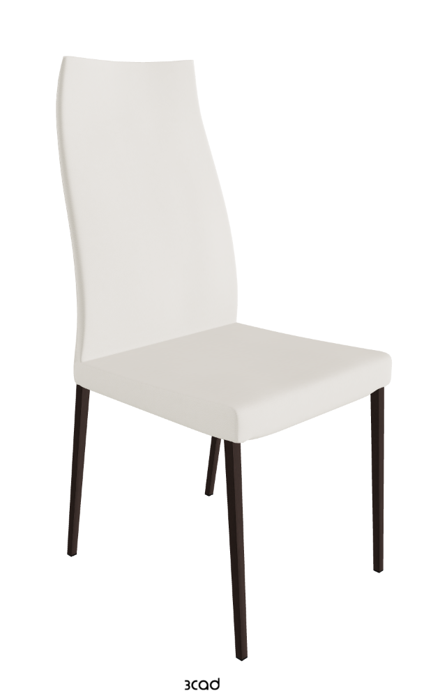 Cattelan Italia Anna High Back Dining Chair Soft Leather