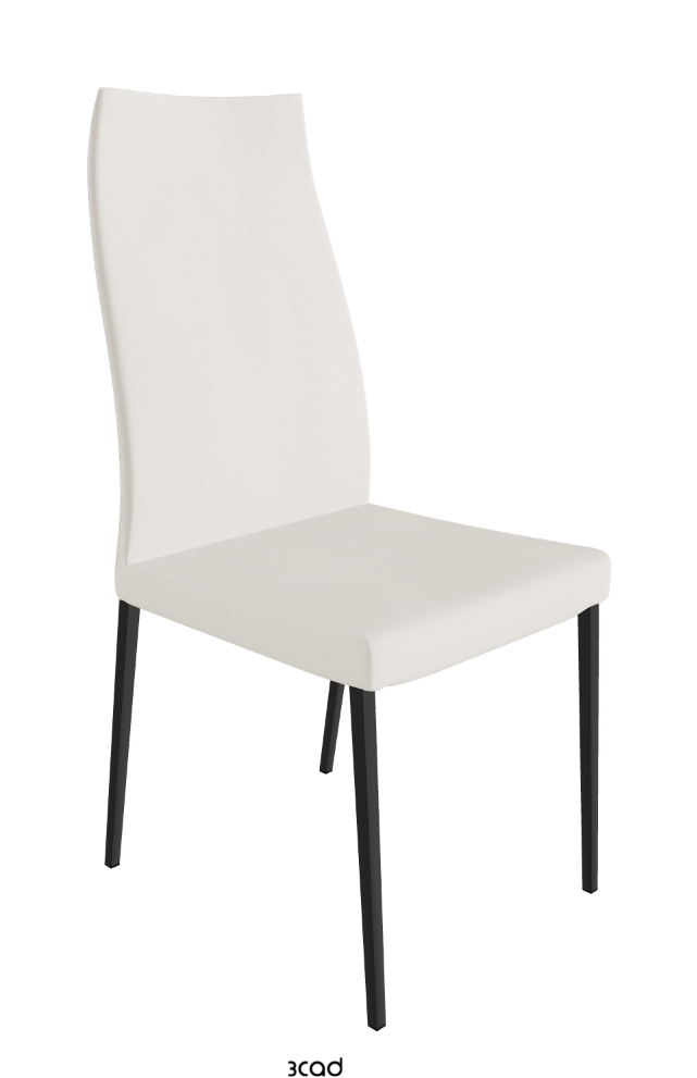 Cattelan Italia Anna High Back Dining Chair Soft Leather