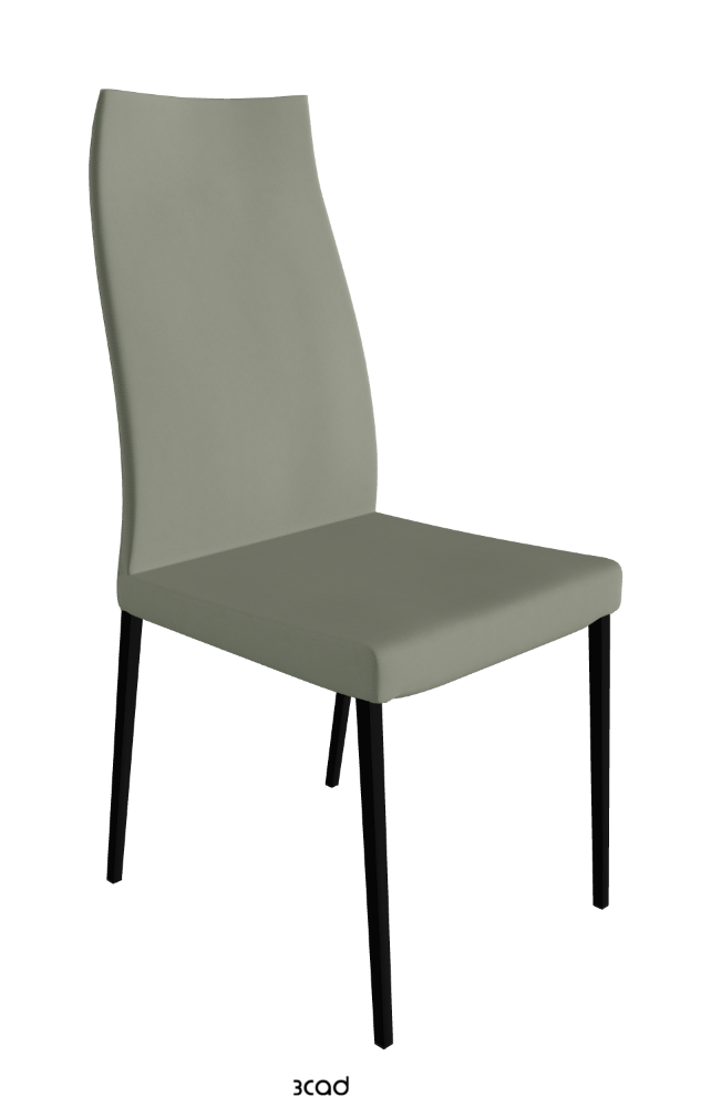 Cattelan Italia Anna High Back Dining Chair Soft Leather