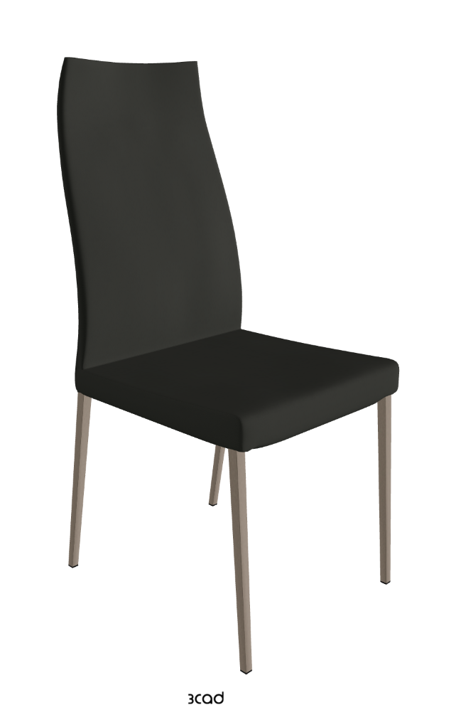 Cattelan Italia Anna High Back Dining Chair Soft Leather