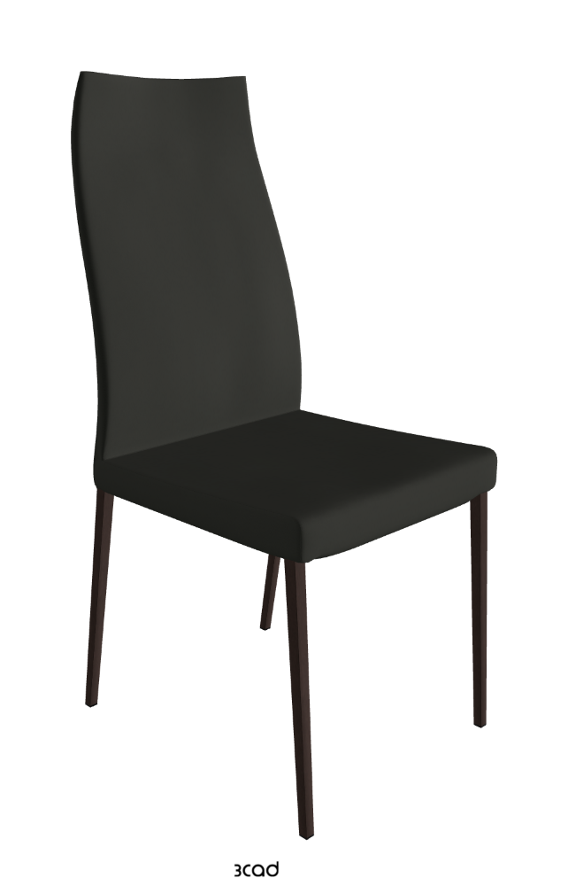 Cattelan Italia Anna High Back Dining Chair Soft Leather