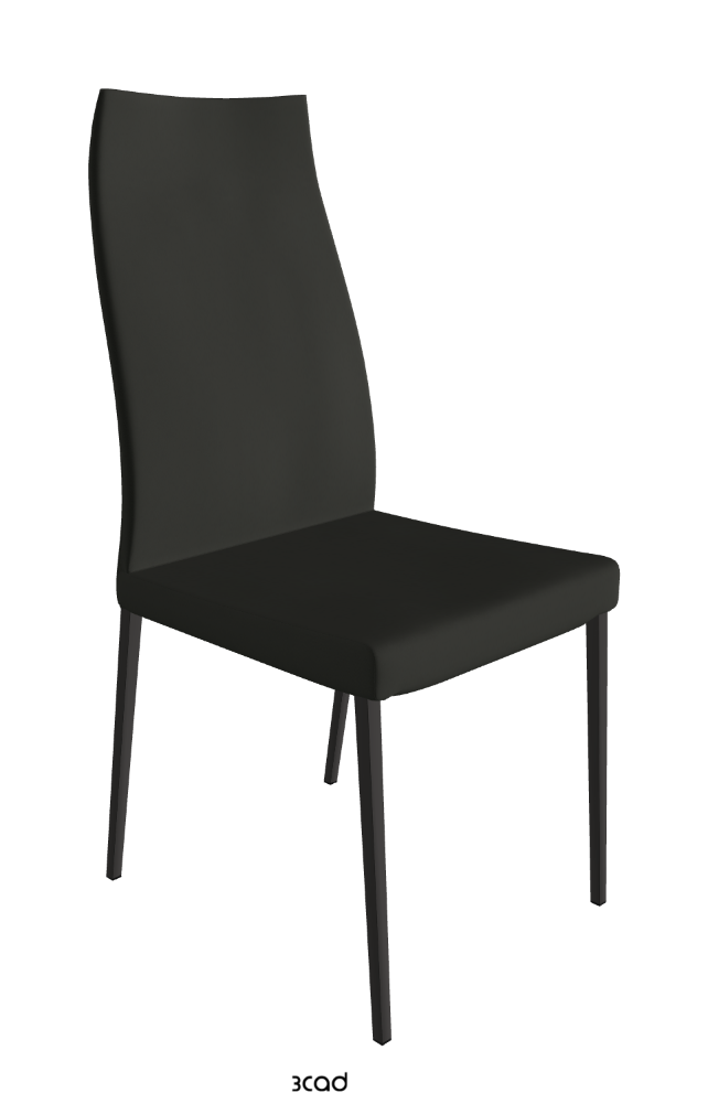 Cattelan Italia Anna High Back Dining Chair Soft Leather