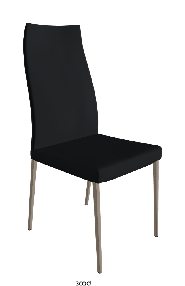 Cattelan Italia Anna High Back Dining Chair Soft Leather