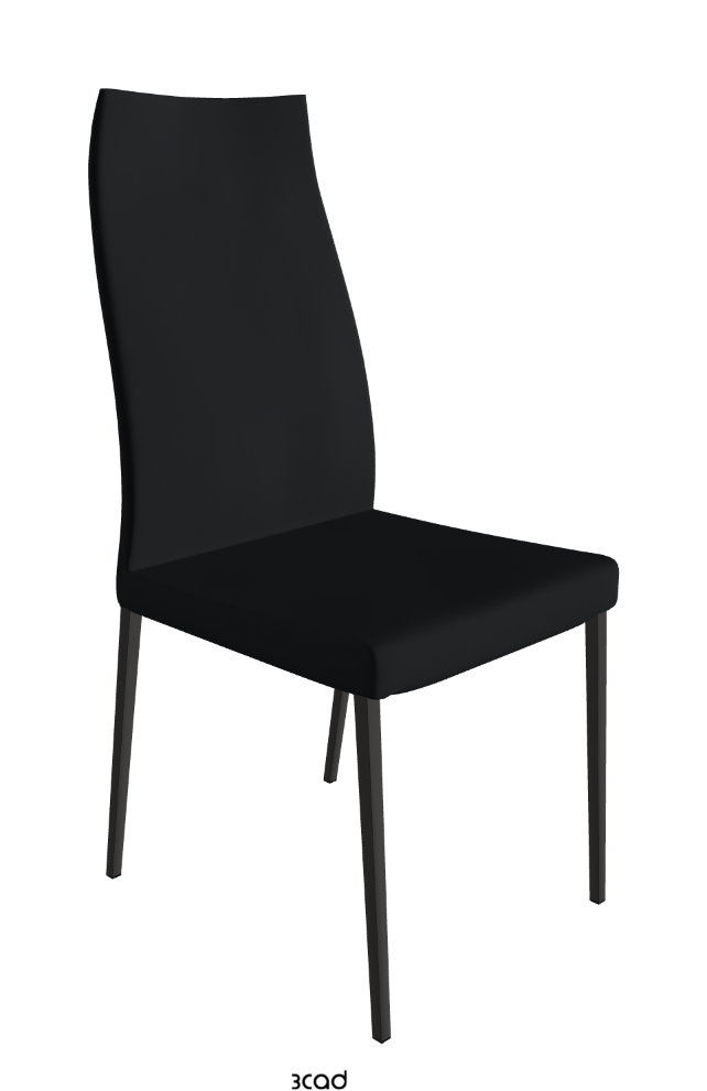 Cattelan Italia Anna High Back Dining Chair Soft Leather