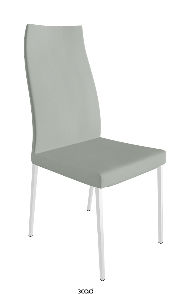 Cattelan Italia Anna High Back Dining Chair Soft Leather