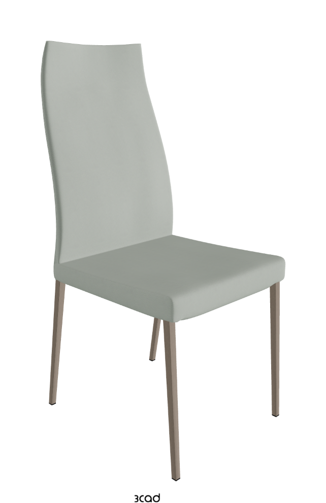 Cattelan Italia Anna High Back Dining Chair Soft Leather