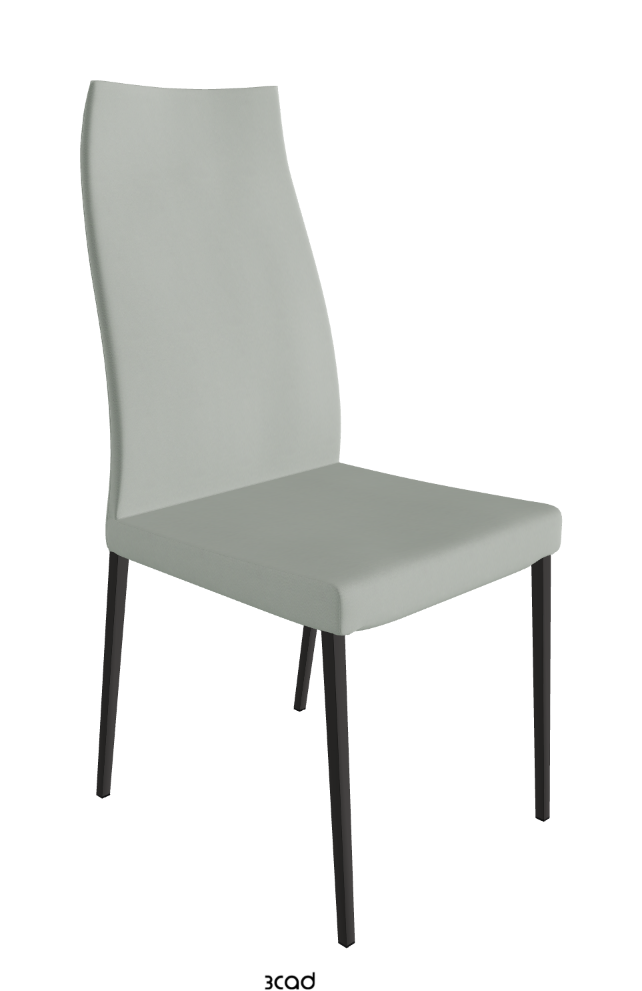 Cattelan Italia Anna High Back Dining Chair Soft Leather