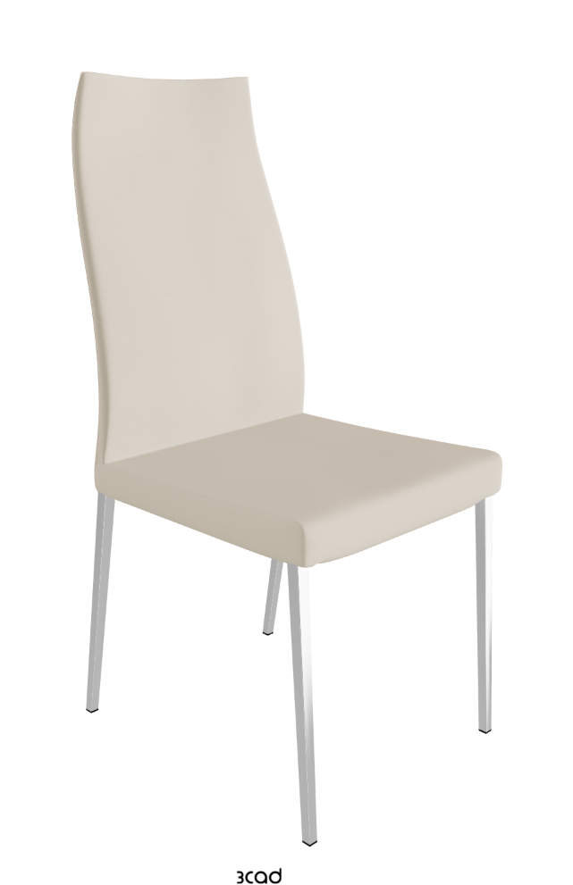 Cattelan Italia Anna High Back Dining Chair Soft Leather