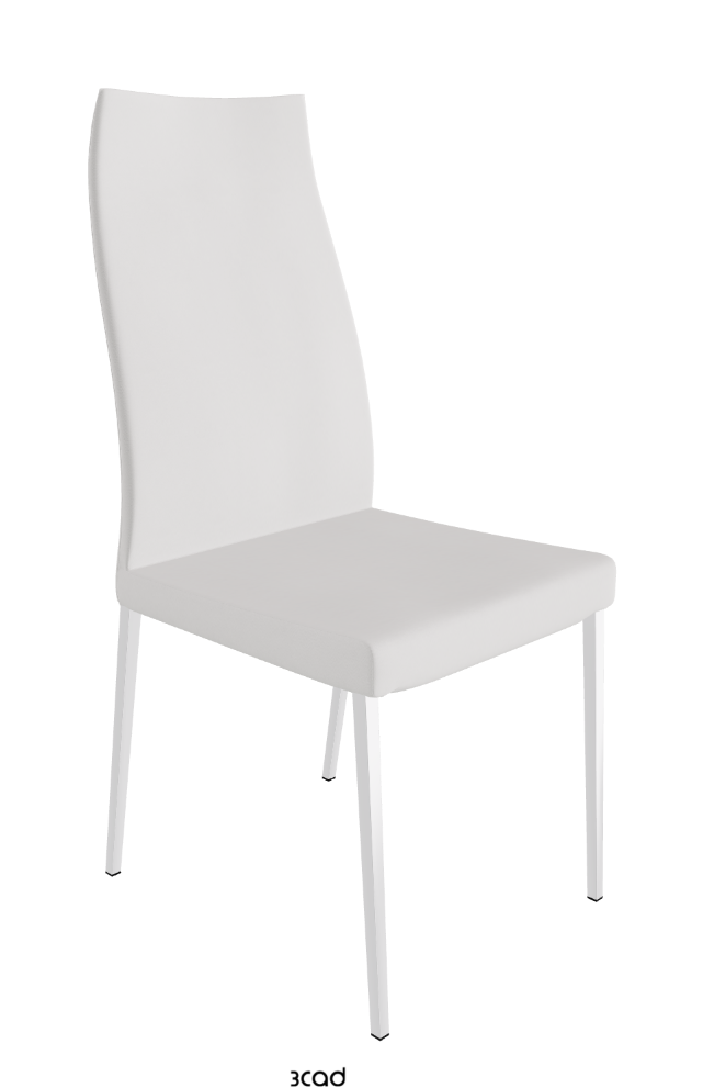 Cattelan Italia Anna High Back Dining Chair Soft Leather
