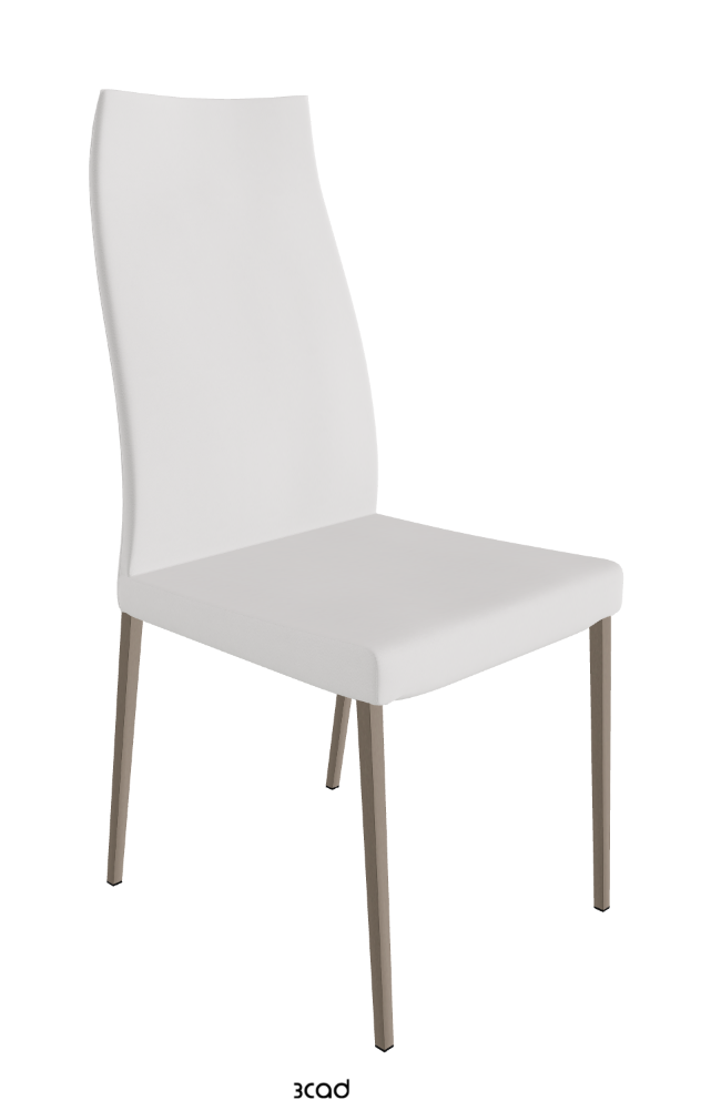 Cattelan Italia Anna High Back Dining Chair Soft Leather