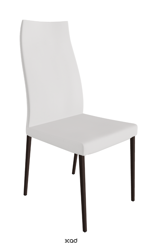 Cattelan Italia Anna High Back Dining Chair Soft Leather