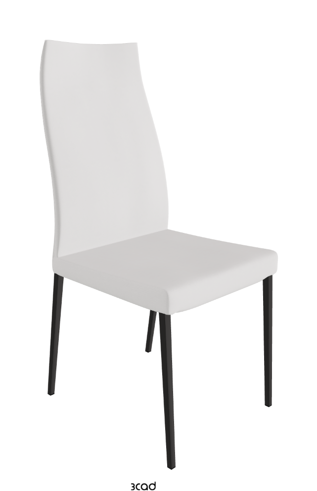 Cattelan Italia Anna High Back Dining Chair Soft Leather