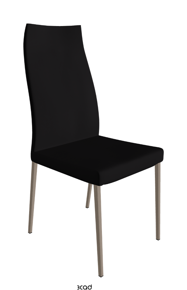 Cattelan Italia Anna High Back Dining Chair Soft Leather