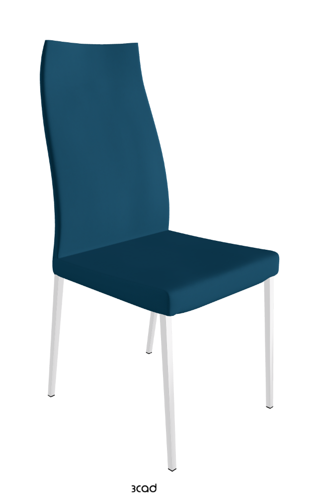 Cattelan Italia Anna High Back Dining Chair Soft Leather