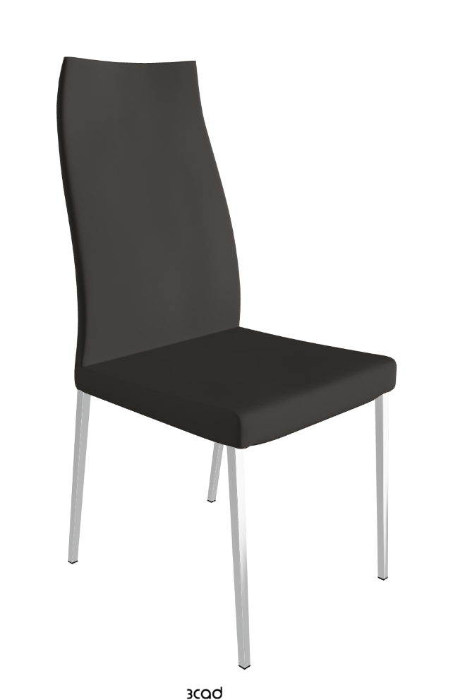 Cattelan Italia Anna High Back Dining Chair Soft Leather