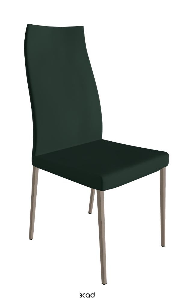 Cattelan Italia Anna High Back Dining Chair Soft Leather