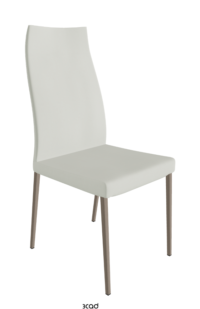 Cattelan Italia Anna High Back Dining Chair Soft Leather