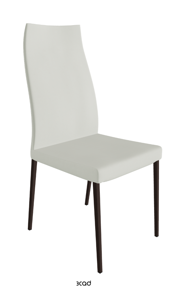 Cattelan Italia Anna High Back Dining Chair Soft Leather