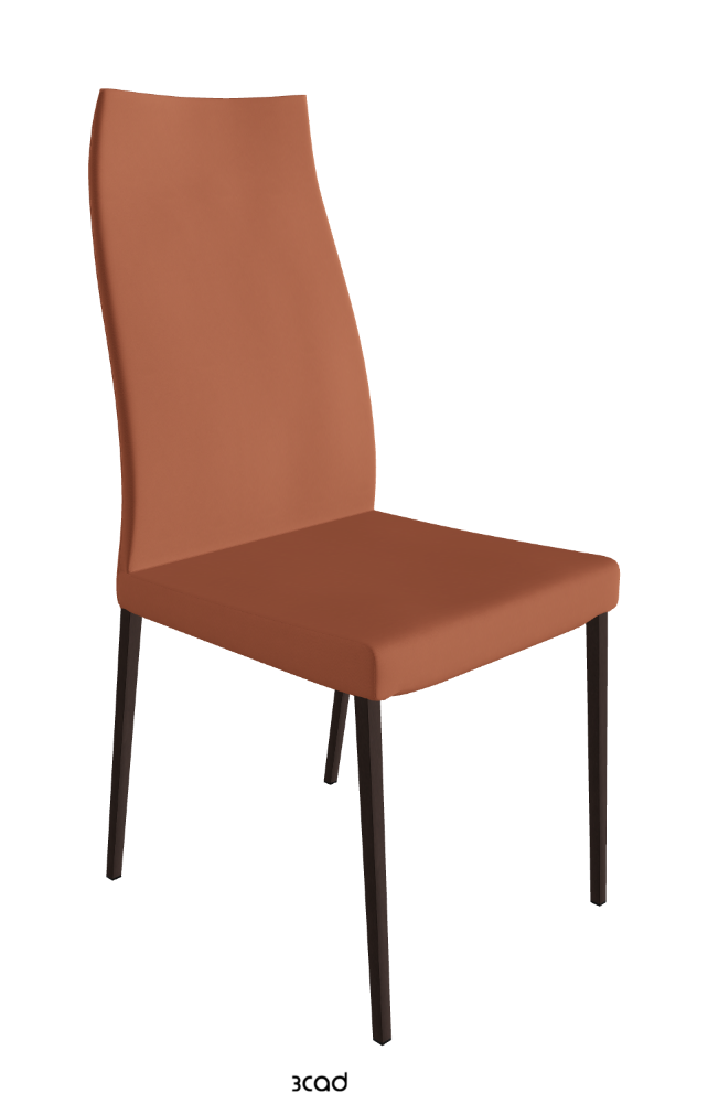 Cattelan Italia Anna High Back Dining Chair Soft Leather