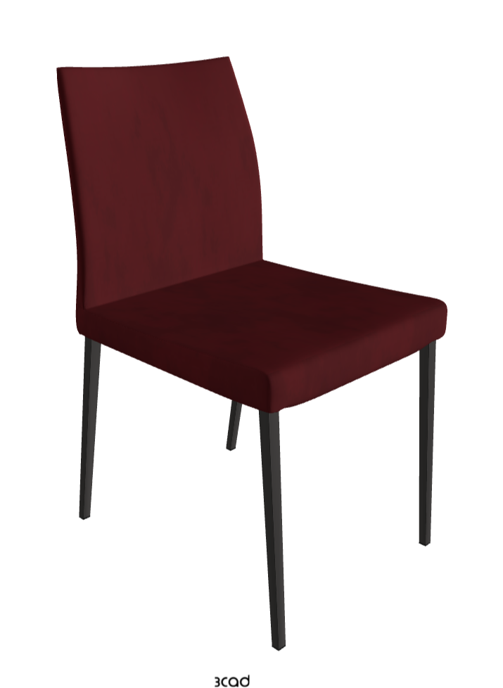 Anna Dining Chair_Matt Graphite_Micro Nubuk_Cardinal