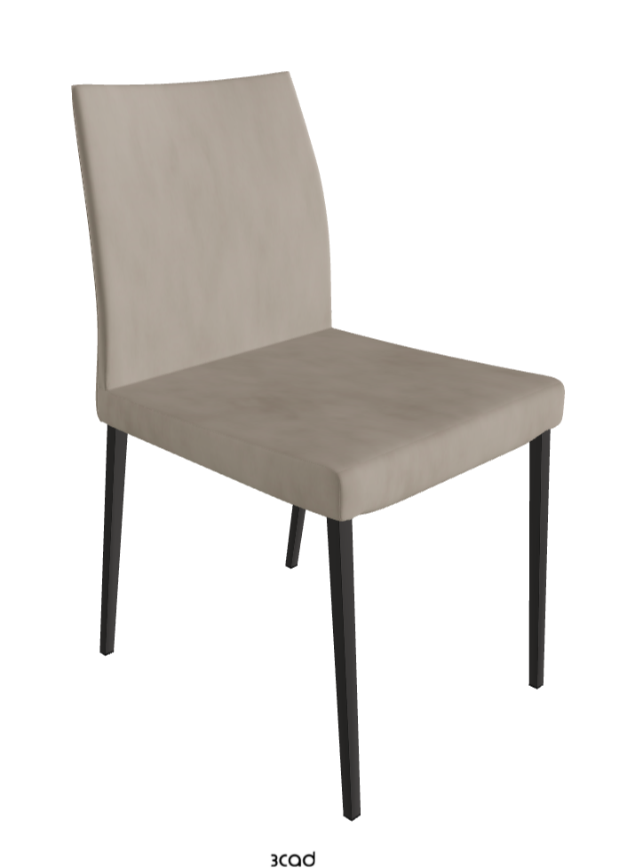 Anna Dining Chair_Matt Graphite_Micro Nubuk_Shadow