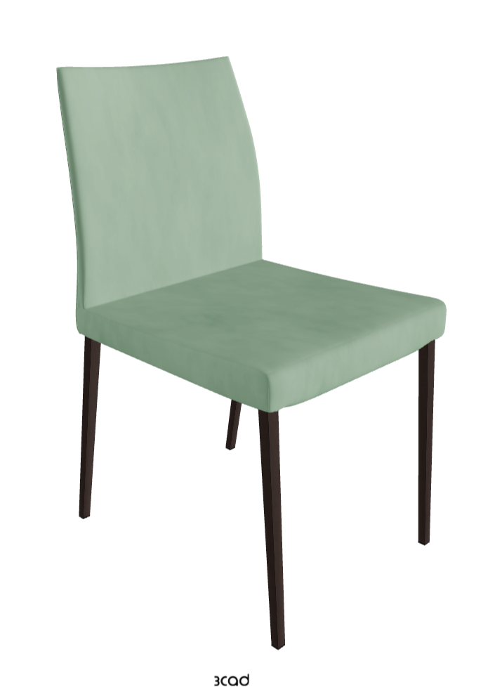 Anna Dining Chair_Bronze Embossed_Micro Nubuk_Mint