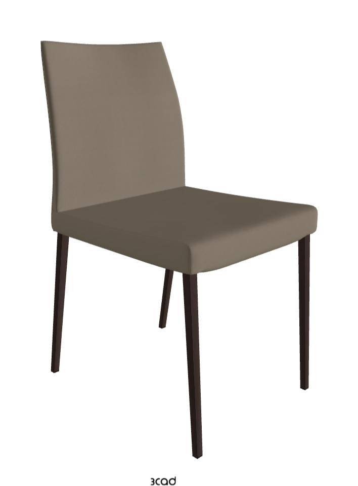 Anna Dining Chair_Bronze Embossed_Glove Soft Leather_Platoon