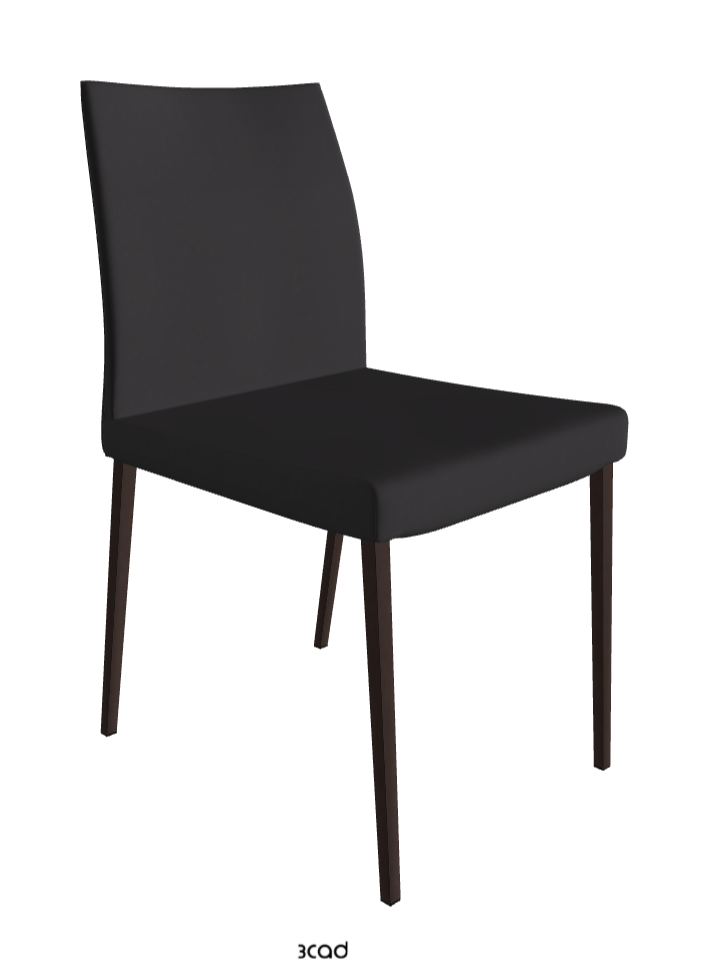 Anna Dining Chair_Bronze Embossed_Glove Soft Leather_Hornet