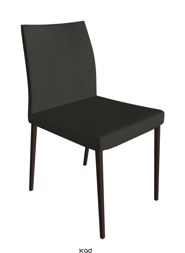Anna Dining Chair_Bronze Embossed_Synthetic Leather_London