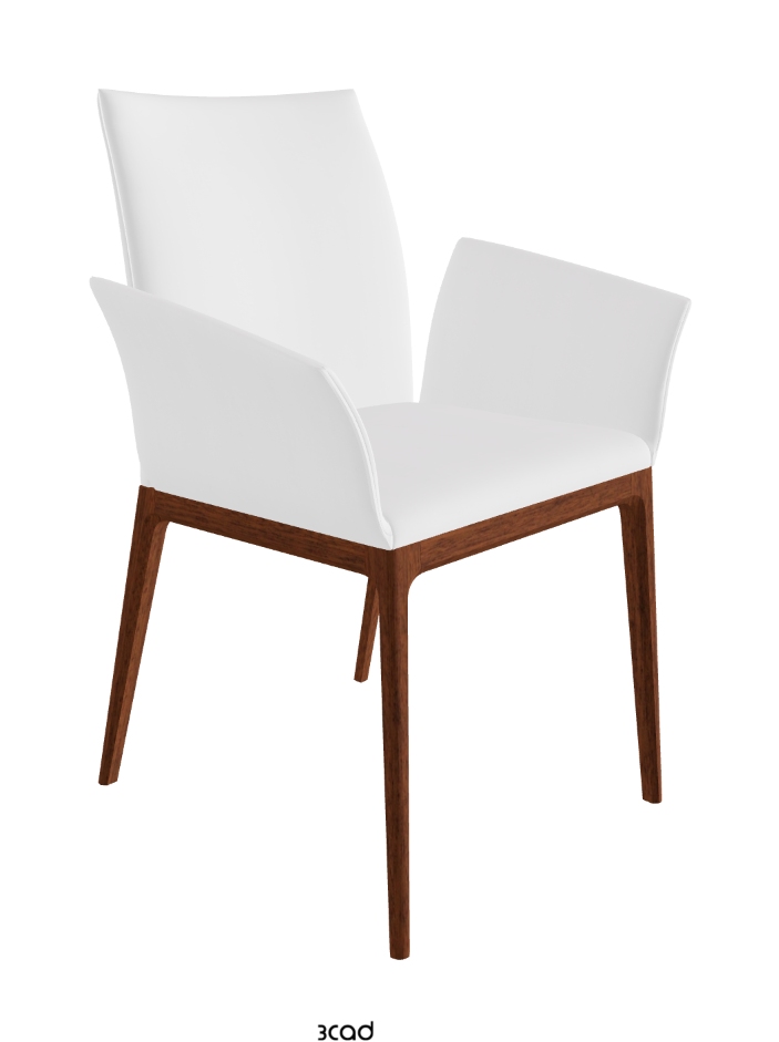 Arcadia Dining Armchair_Walnut Canaletto Stained Beech_Fabric_B920