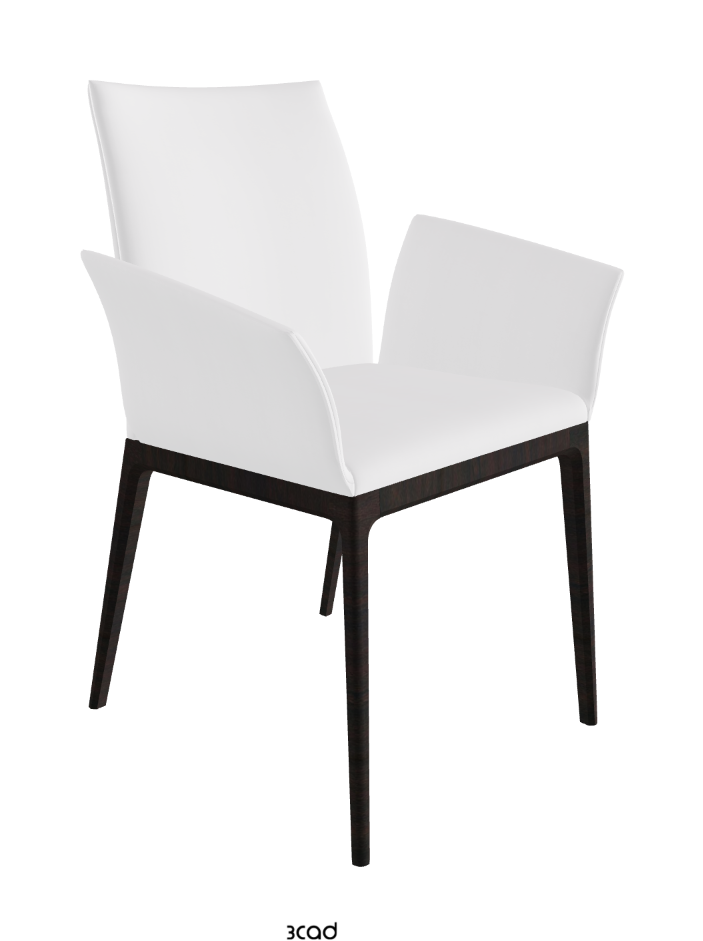 Arcadia Dining Armchair_Dark Wenghe Stained Beech_Fabric_B920