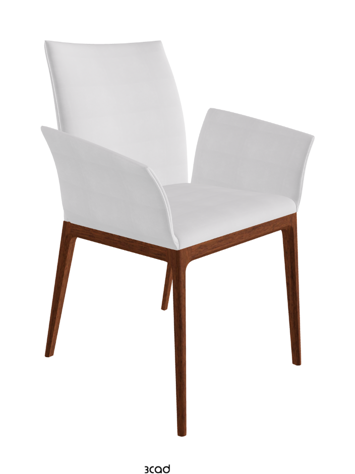 Arcadia Dining Armchair_Walnut Canaletto Stained Beech_Fabric_B921