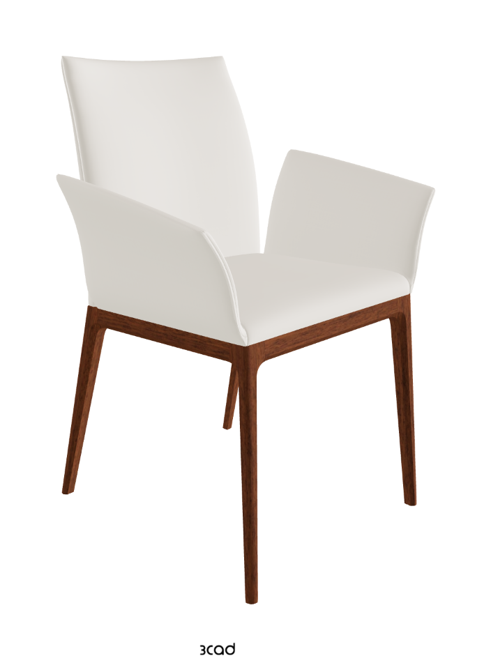 Arcadia Dining Armchair_Walnut Canaletto Stained Beech_Glove Soft Leather_Dover