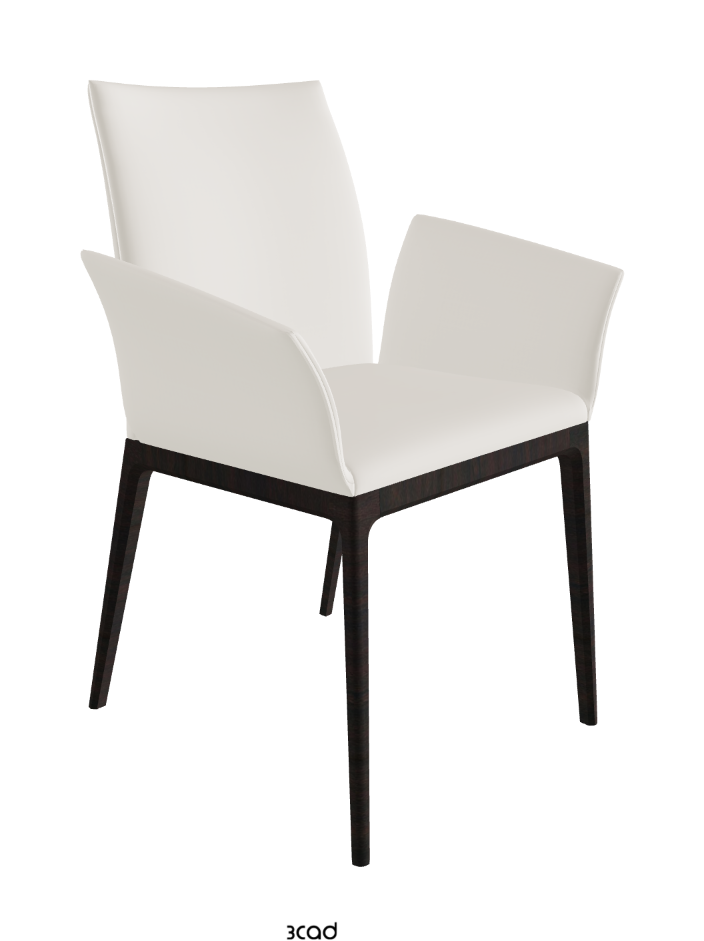 Arcadia Dining Armchair_Dark Wenghe Stained Beech_Glove Soft Leather_Dover