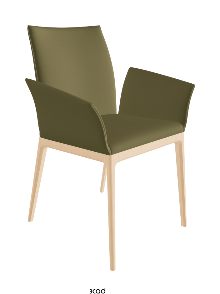 Arcadia Dining Armchair_Natural Stained Beech_Glove Soft Leather_Oliva