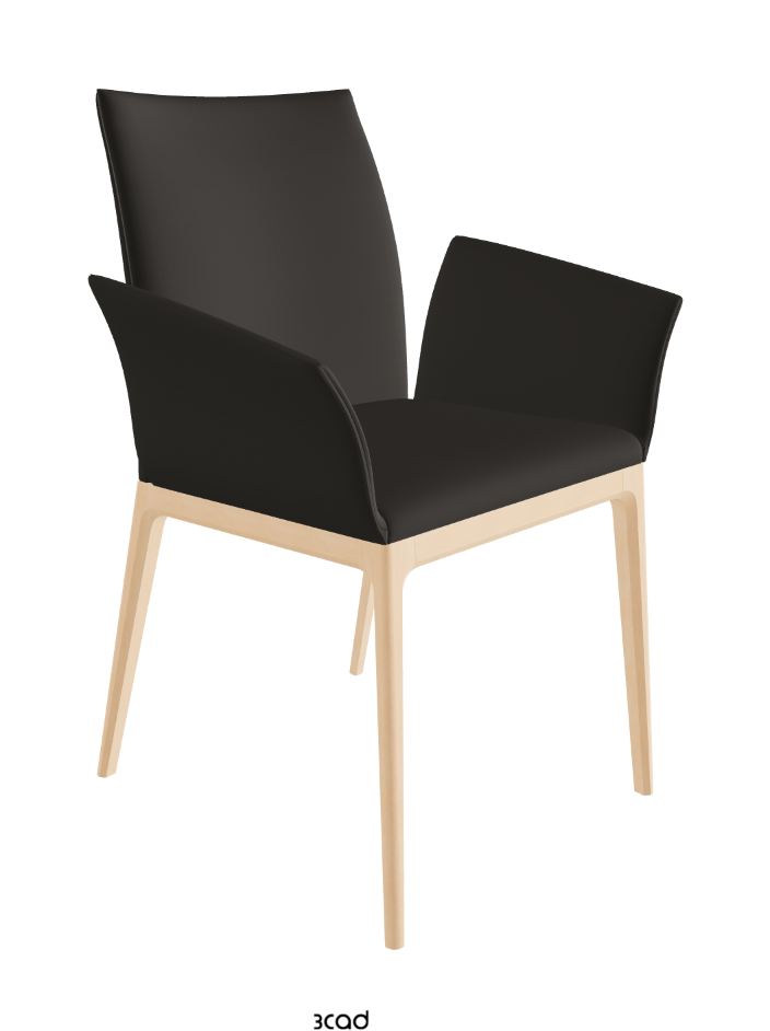 Arcadia Dining Armchair_Natural Stained Beech_Glove Soft Leather_Carbon