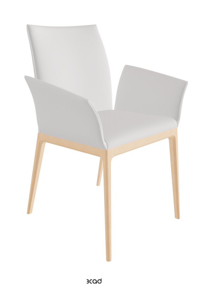 Arcadia Dining Armchair_Natural Stained Beech_Soft Leather_Canova