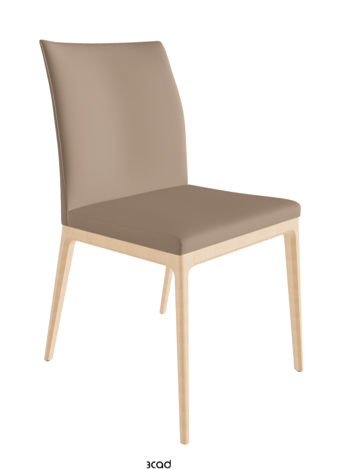Arcadia Couture Dining Chair_Natural Stained Beech_Glove Soft Leather_Taupe