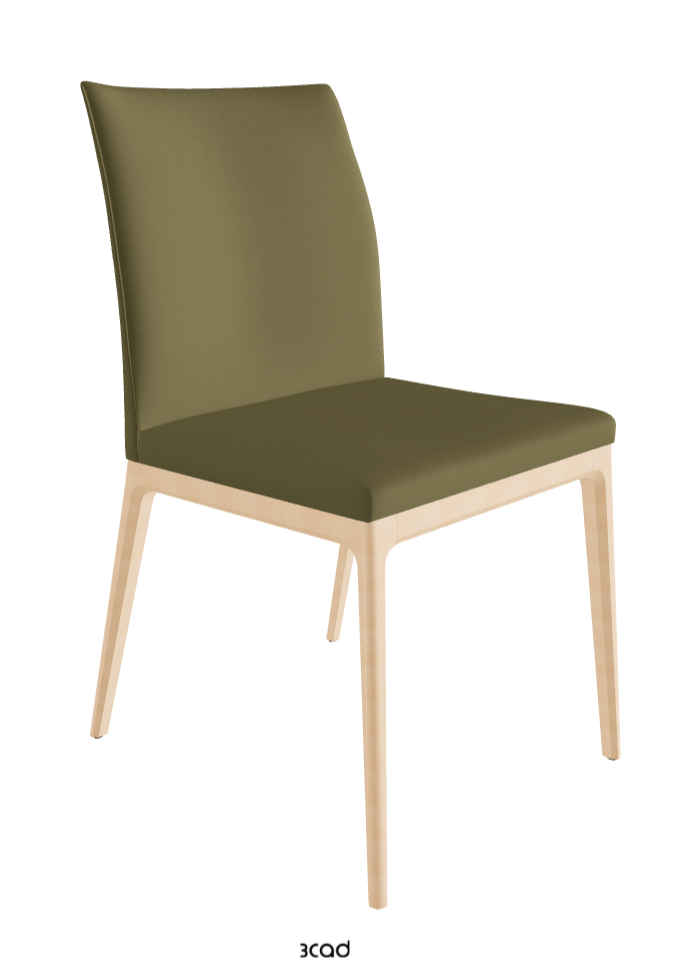 Arcadia Couture Dining Chair_Natural Stained Beech_Glove Soft Leather_Oliva