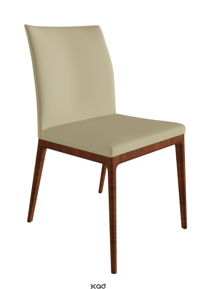 Arcadia Couture Dining Chair_Walnut Canaletto Stained Beech_Synthetic Leather_Canapa