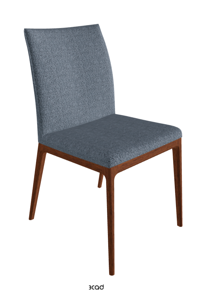 Arcadia Dining Chair_Walnut Canaletto Stained Beech_Fabric_B245