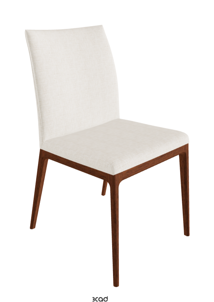Arcadia Dining Chair_Walnut Canaletto Stained Beech_Fabric_B610